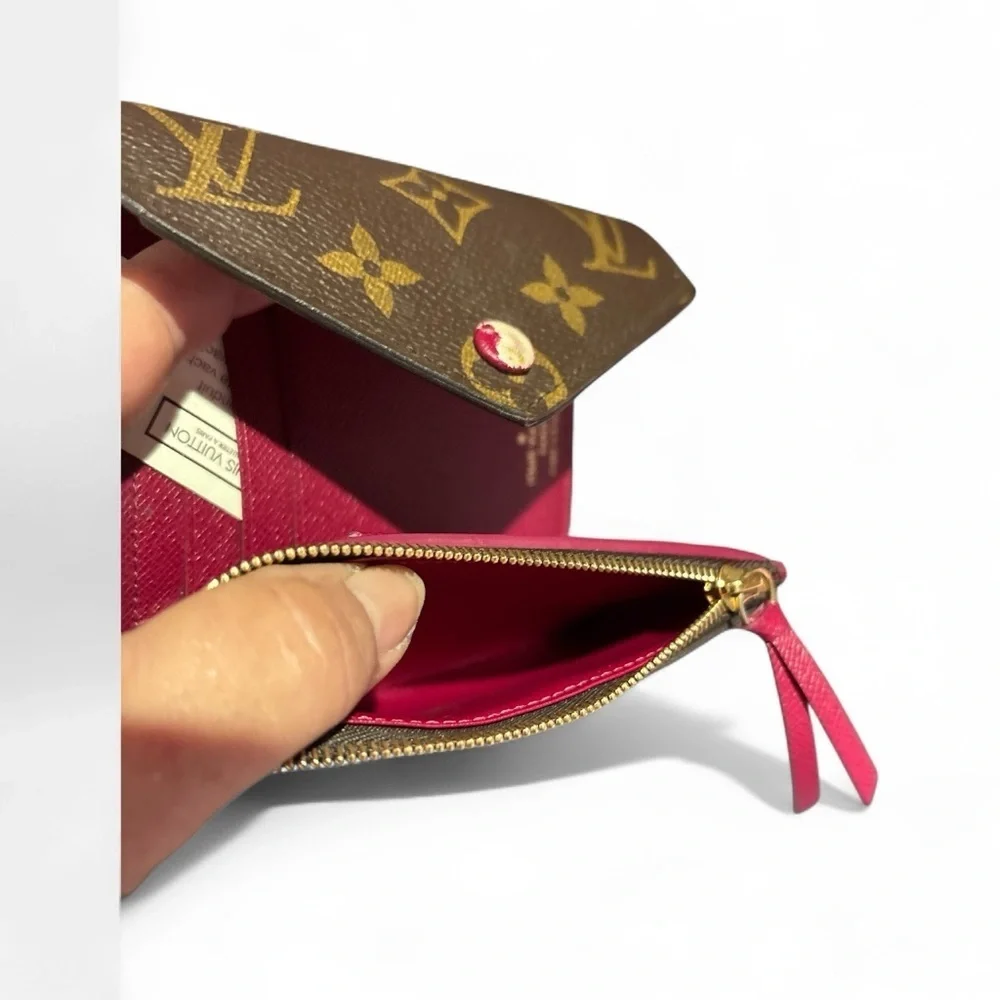 Louis Vuitton Brown and Gold Monogram Wallet